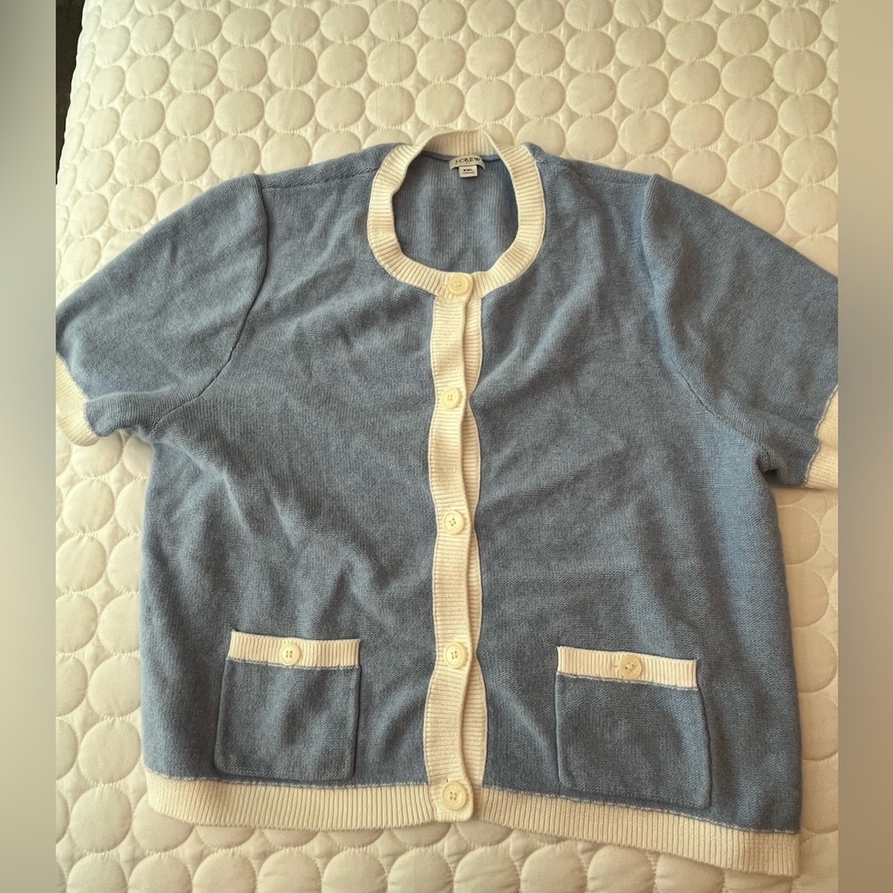 Button up sweater shirt